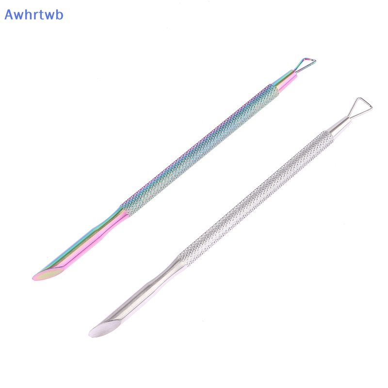 1 Muỗng Hai Đầu Bằng Thép Không Gỉ Chuyên Dụng Làm Móng Nghệ Thuật Mới