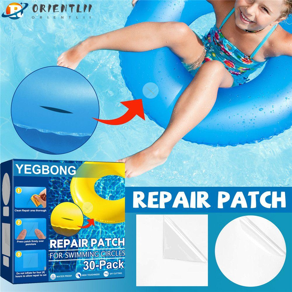 Bộ 30 Miếng Vá Bằng PVC Hình Chữ Nhật Sửa Chữa Thuyền Kayak