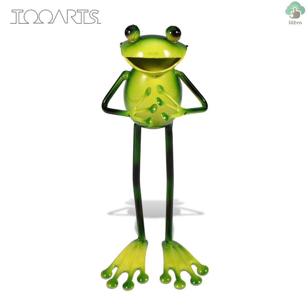 Tượng Ếch Lili31 Bằng Kim Loại Trang Trí Nhà Cửa