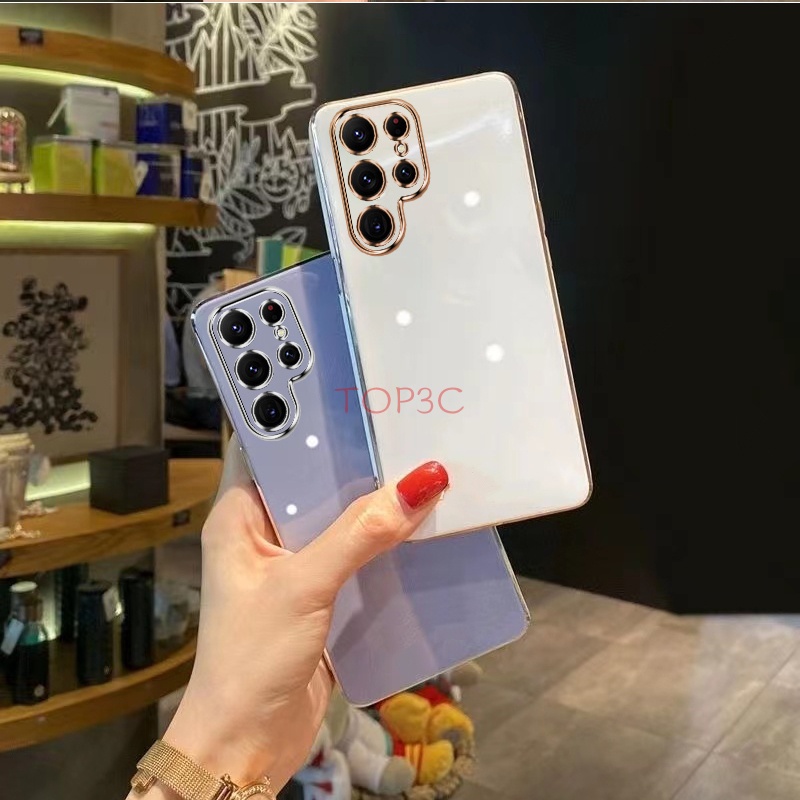 Ốp lưng S23 Ultra Ốp Điện Thoại Viền Thẳng Thời Trang Cho Samsung S23 ultra / S23 Plus / S22 ultra / S21 ultra / S23 ZB