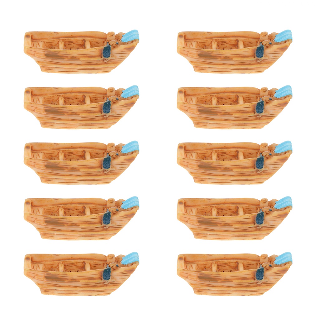 Set 10 Thuyền Salas Casa Trang Trí Bể Cá
