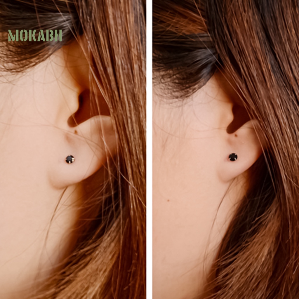 1 Đôi Bông Tai Kẹp Đính Đá Cubic Zirconia Không Cần Xỏ Lỗ Dành Cho Nam Nữ Trong Đám Cưới