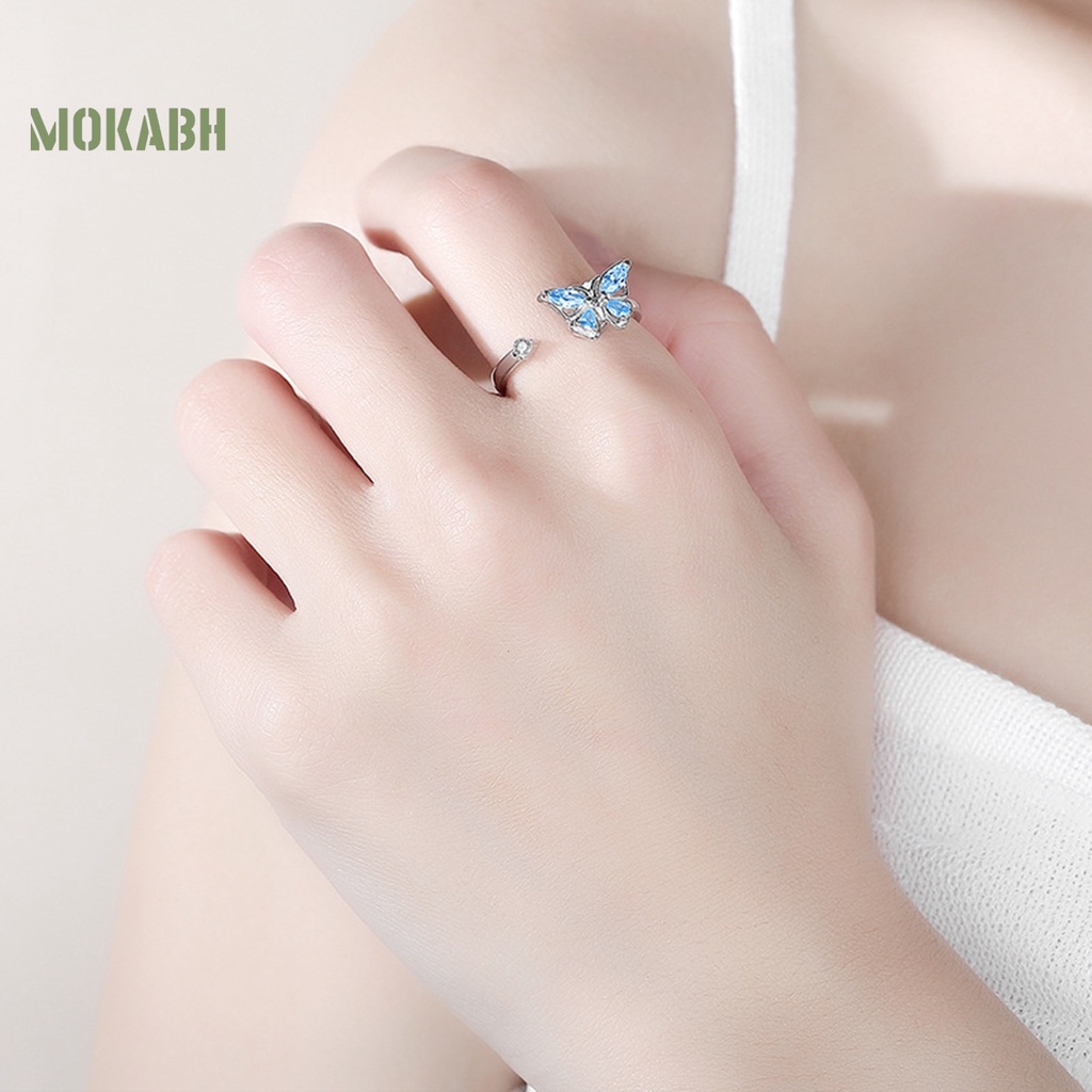 Vòng Hở Ngón Hình Bướm / Mèo Dễ Thương Dùng Trang Trí