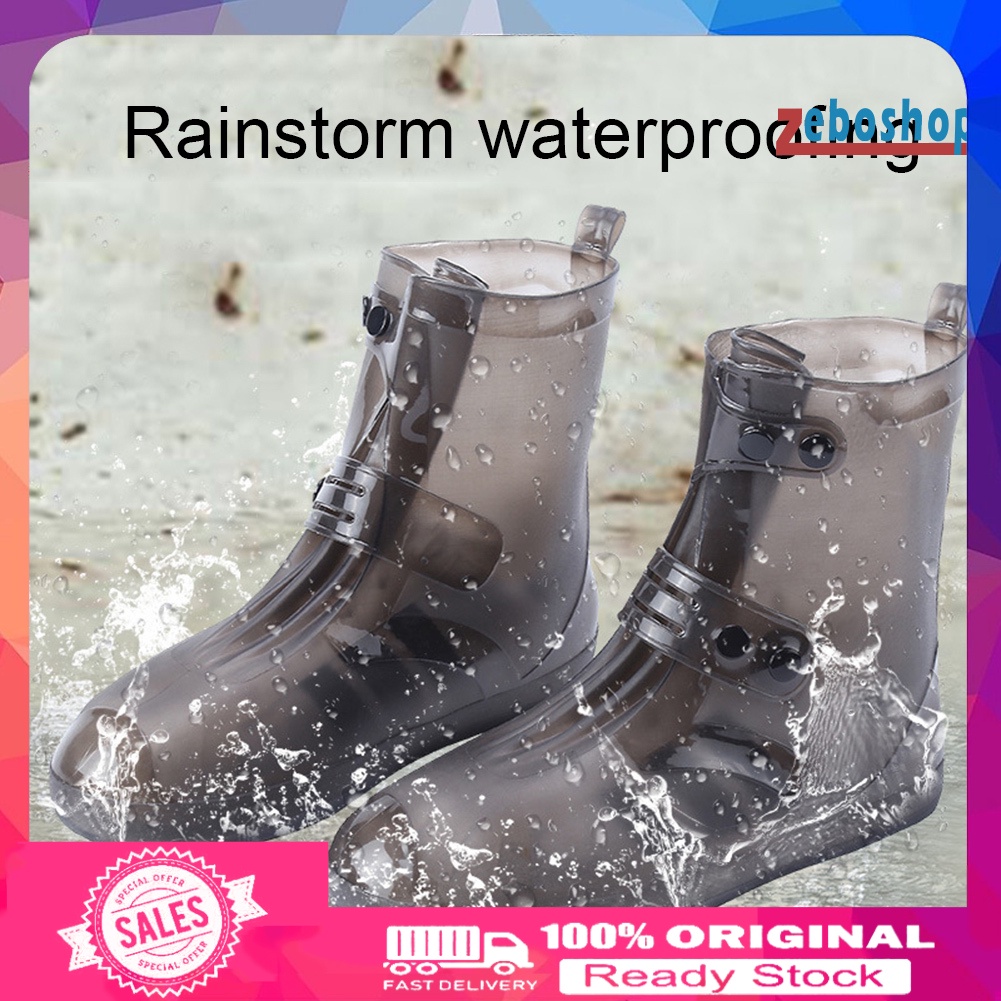 Vỏ Bọc Giày Đi Mưa Dày Dặn Chống Trượt Chống Thấm Nước Tiện Dụng