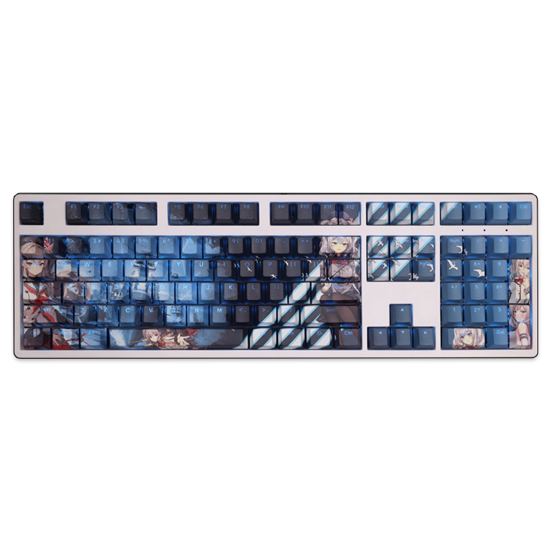 Kashima Keycaps Cherry Profile Anime Antai Collection PBT Dye Sub Bàn Phím Cơ Keycap