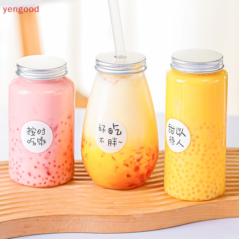 Cốc Uống Nước Bằng Nhựa Trong Suốt Kèm Ống Hút Tiện Lợi