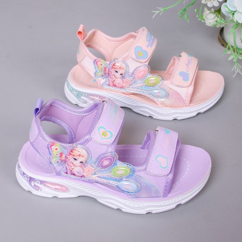 Sandal Cho Bé Gái 3 Tuổi-12 Tuổi, Dép Xăng Đan Quai Hậu Cho Bé Gái, Sandal Công Chúa Bong Bóng [giaydeptreemkieusashop1]