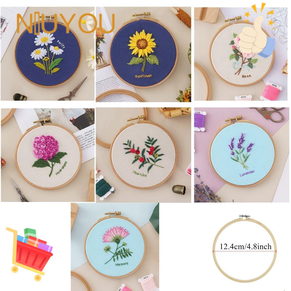 Bộ Dụng Cụ Thêu Hoa Cho Người Mới Bắt Đầu