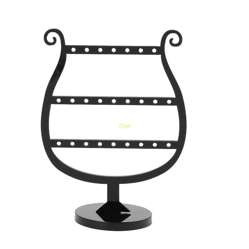 Giá Đỡ Trưng Bày Bông Tai 2 Trong 1 25 Lỗ Bằng Acrylic