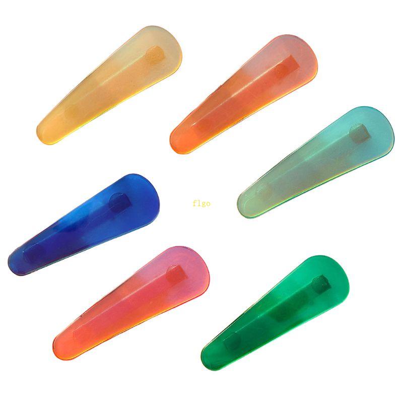 Kẹp Tóc Mỏ Vịt Màu Kẹo Ngọt Trong Suốt Phong Cách Vintage Hàn Quốc Cho Nữ