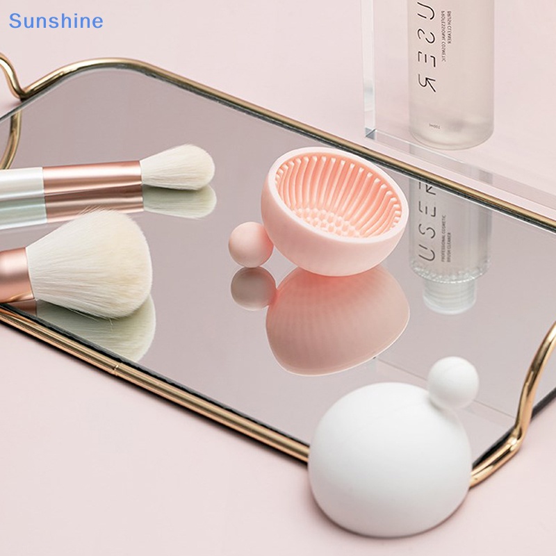 Miếng Silicone Làm Sạch Cọ Trang Điểm Tiện Dụng