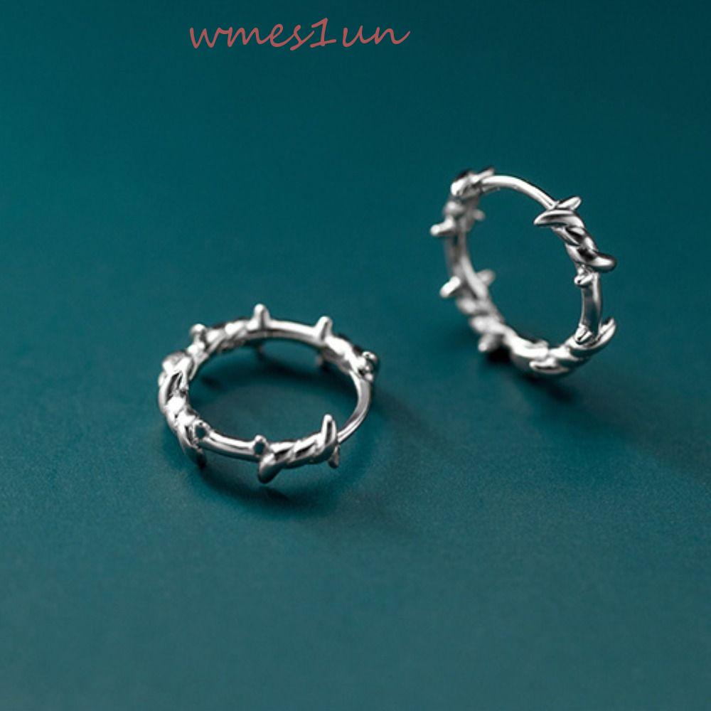 Khuyên Tai Tròn Phong Cách Gothic Thời Trang Hàn Quốc Sáng Tạo WMES15H