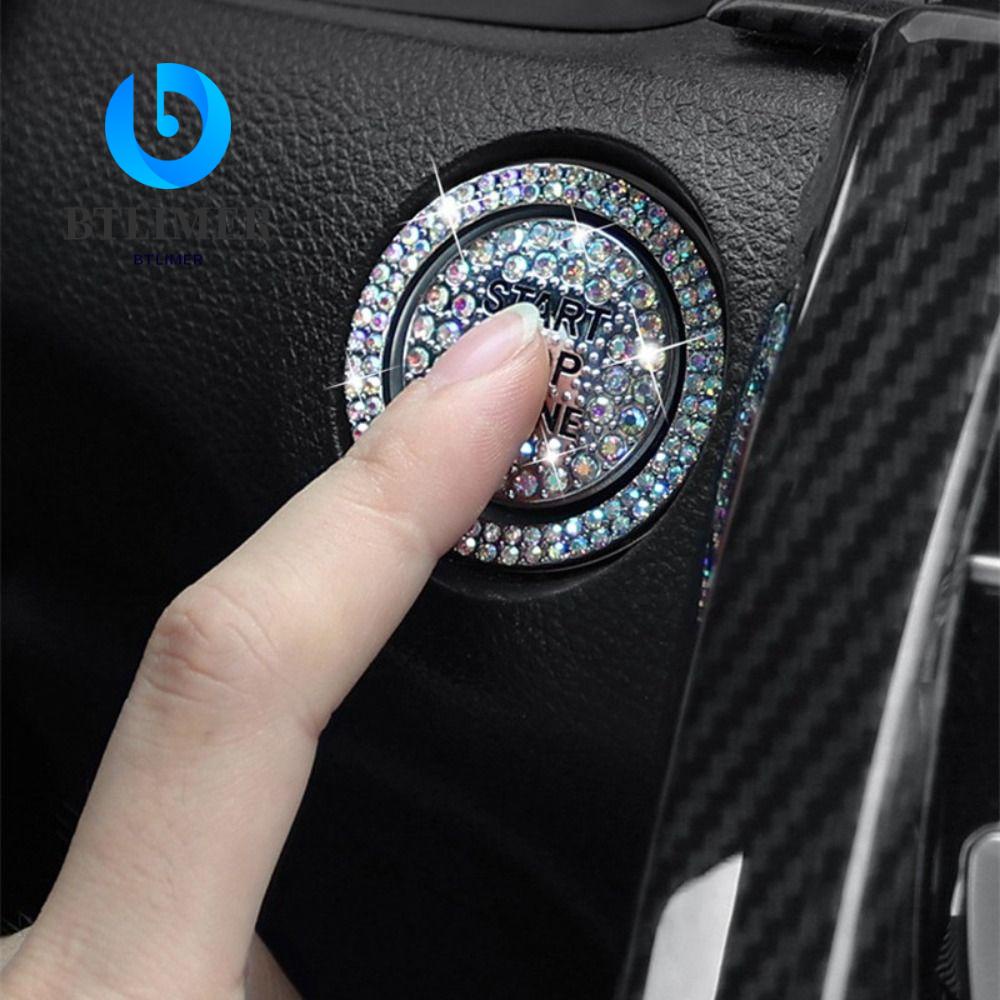 Viền Bọc Trang Trí Nút Công Tắc Khởi Động Xe Hơi