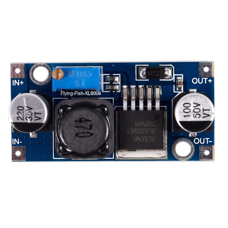 Bảng Mạch Điều Chỉnh Giảm Áp XL6009 3-32V Sang 5-35V DC-DC 48V DC-DC LM2596HV Đầu Vào 4.5-60V