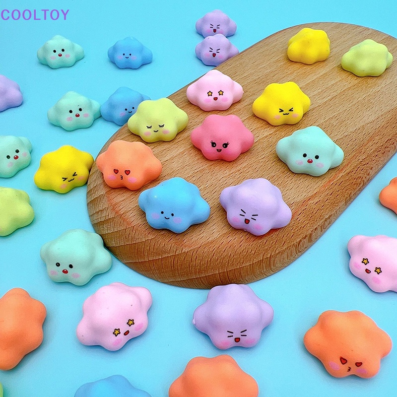 Cooltoy 1 Đồ trang trí Đám Mây Mini Bằng Resin Huỳnh Quang Trang Trí Nhà Búp Bê