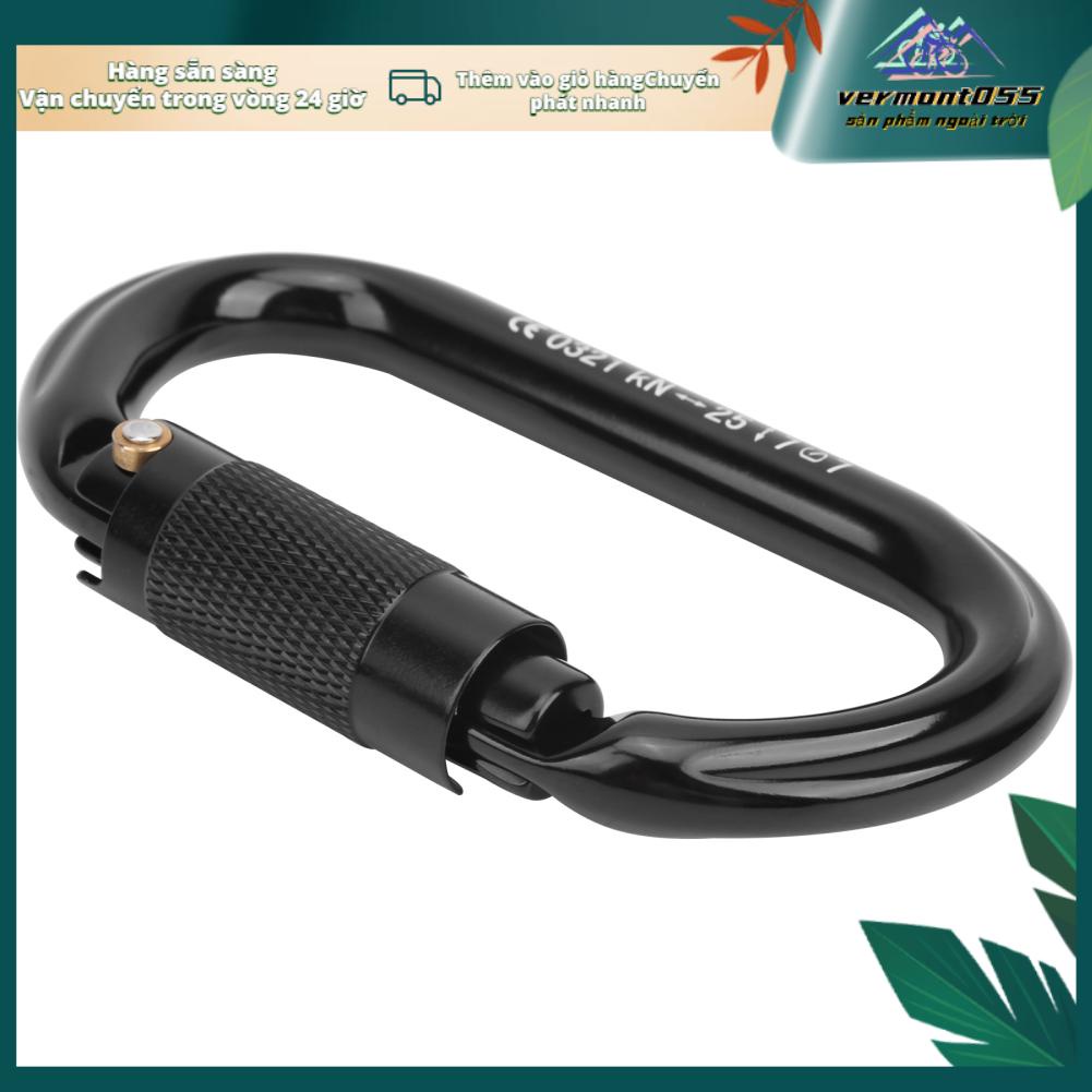 Vermont055 Leo núi ngoài trời Loại O Khóa tự động Bảo vệ an toàn mở rộng 25KN Carabiner