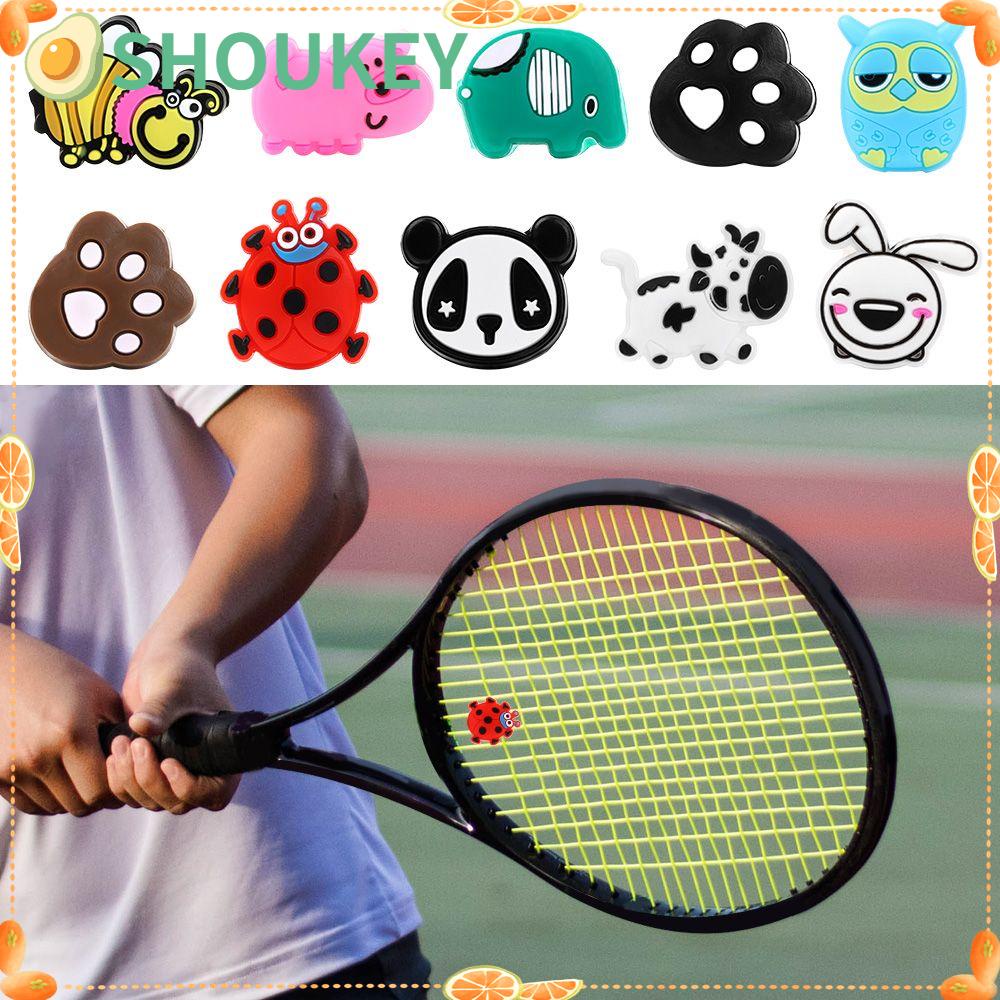 1 Phụ Kiện Giảm Xóc Siêu Bền Họa Tiết Hoạt Hình Gắn Vợt Tennis Tiện Dụng