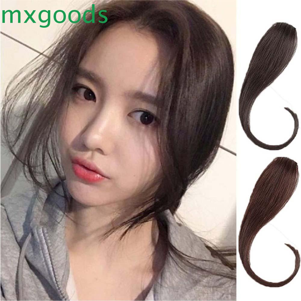 Kẹp Tóc Một Bên Gợn Sóng Màu Nâu Đen Dành Cho Nữ