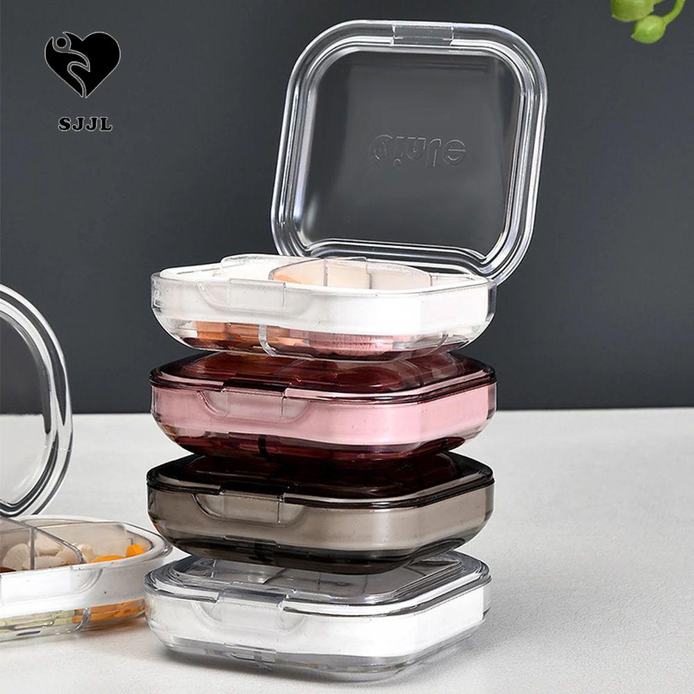 Hộp đựng thuốc SJJL 4 / 6 ngăn bằng nhựa chống nước tiện dụng