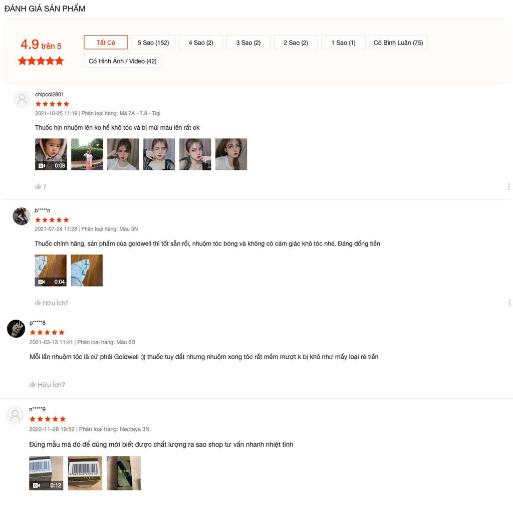 THUỐC NHUỘM TÓC GOLDWELL NECTAYA FREE AMONIAC 60ML