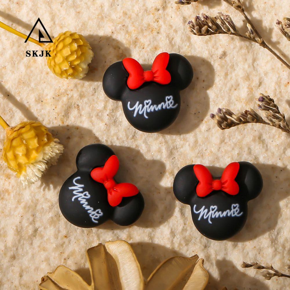 [Hàng mới về] 20 Phụ kiện đính móng 3d chất liệu resin hình chuột Mickey