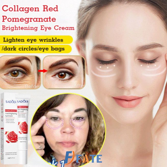 Sadoer Vitamin C Loại Bỏ Quầng Thâm Kem Mắt Chống Bọng Mắt Chống Nhăn Massage Ngay Lập Tức Công Ty Sáng Sửa Chữa Chăm Sóc Mắt Kem Fate1