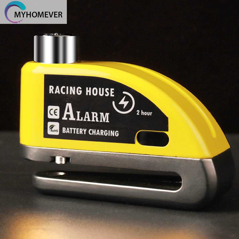 Ổ Khóa Phanh Đĩa Xe Máy Chống Nước 500mAh Có Thể Sạc Lại