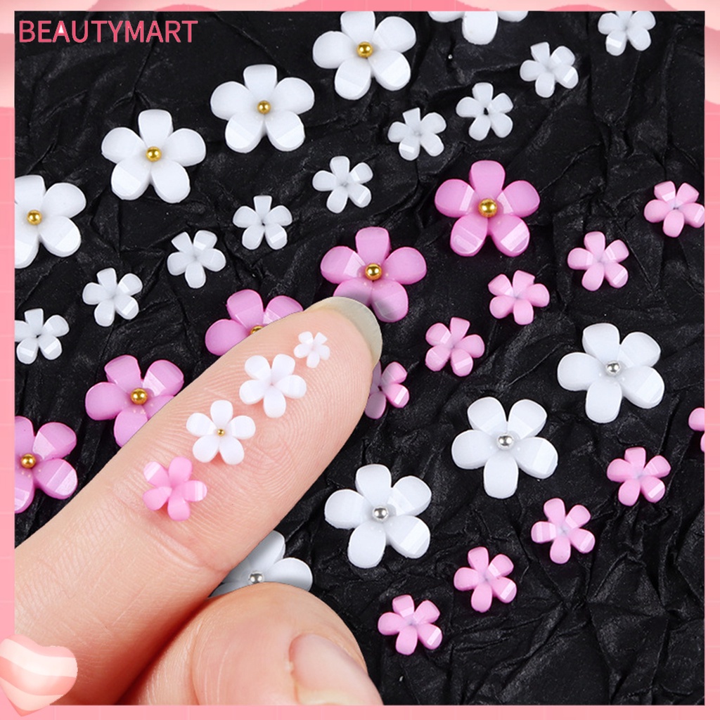 Hộp 6 Ngăn Đựng Hoa Trang Trí Móng Tay Nghệ Thuật Bằng Nhựa Resin Nhỏ Gọn Sành Điệu