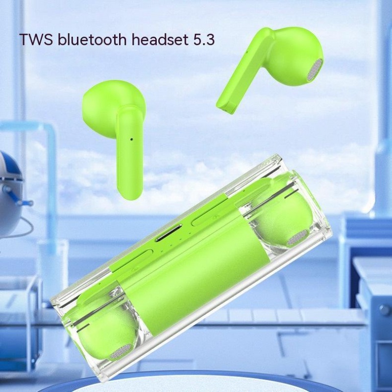 Tai Nghe Bluetooth 5.3 TWS Năng Lượng Thấp Trong Suốt Dùng Chơi Game