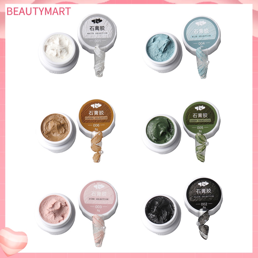 Gel Điêu Khắc Móng Tay 3D DIY 8g Màu Sắc Tươi Sáng Cho Nữ