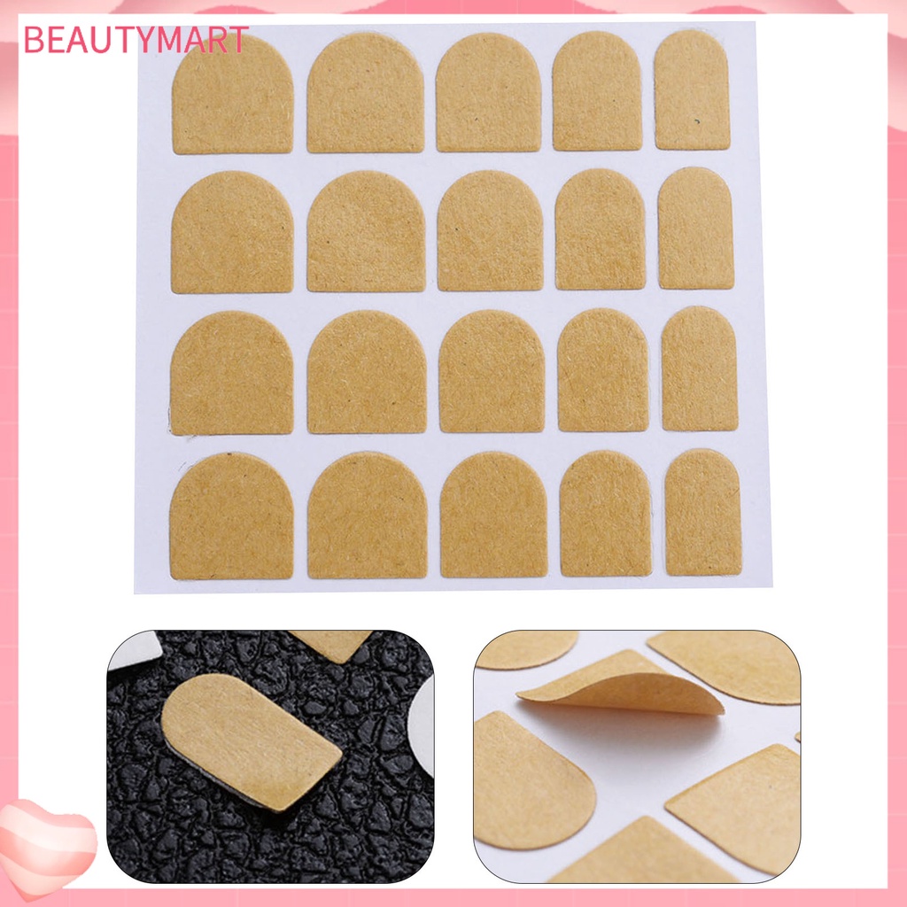 Tấm 20 Miếng Dán Móng Tay Giả Hai Mặt Độ Dính Cao Tiện Lợi Dành Cho Nữ