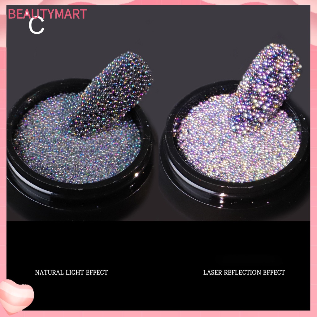 1 Hộp Hạt Charm Màu Sắc Tươi Sáng Không Dị Ứng Thân Thiện Với Môi Trường Trang Trí Móng Tay Nghệ Thuật