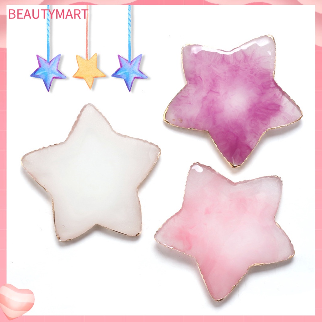 Giá Đỡ Trưng Bày Lọ Sơn Móng Tay Hình Ngôi Sao / Trái Tim Màu Sắc Tự Nhiên Không Phai Màu