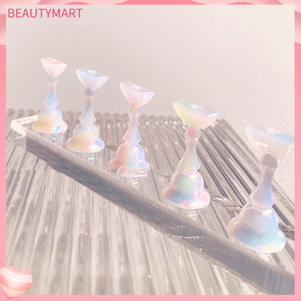 Bộ 5 Giá Đỡ Trưng Bày Móng Tay Giả Chắc Chắn Tiện Dụng Cho Nữ