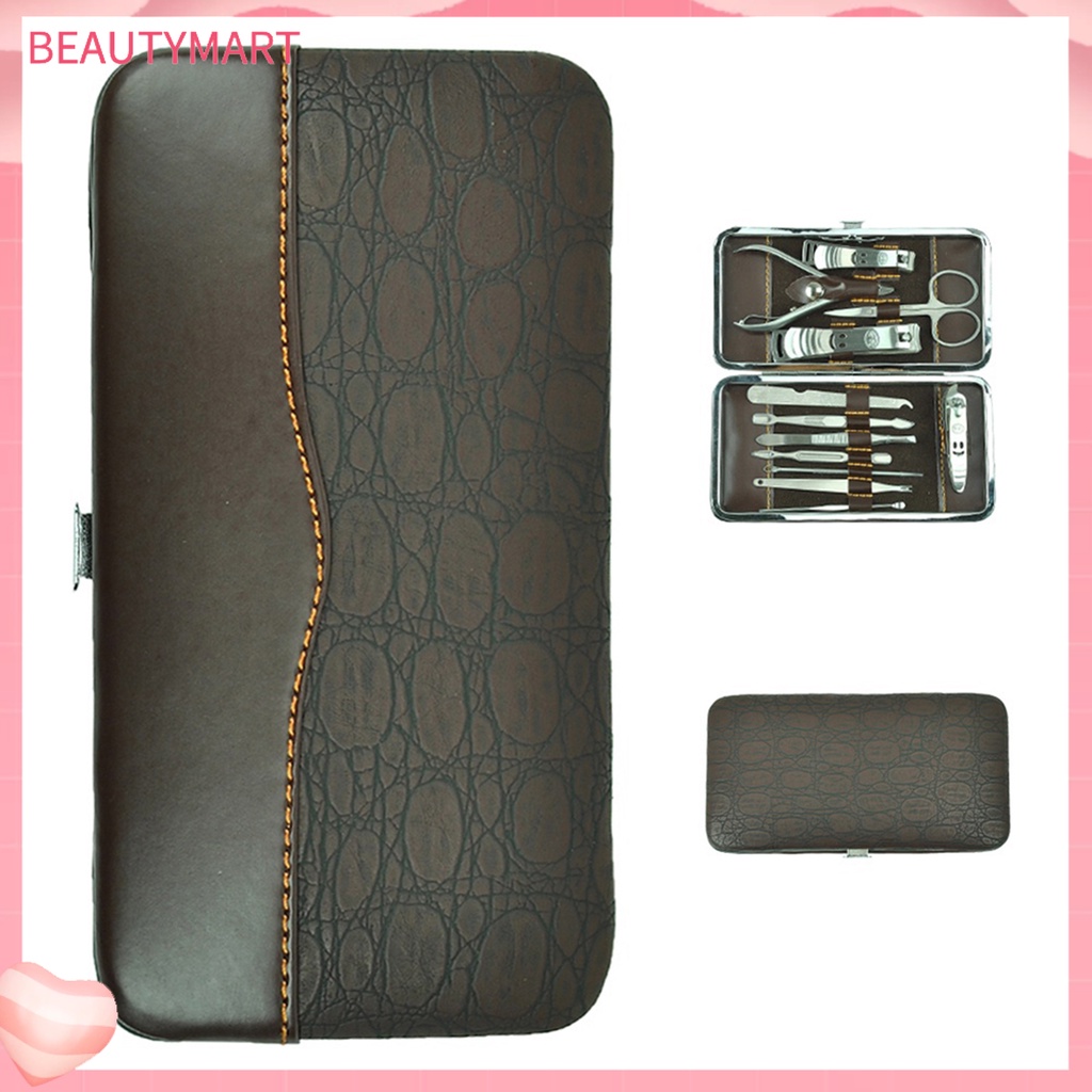 Bộ 12 Dụng Cụ Mài Móng Bằng Thép Không Gỉ Thiết Kế Nhỏ Gọn Dùng Tại Nhà