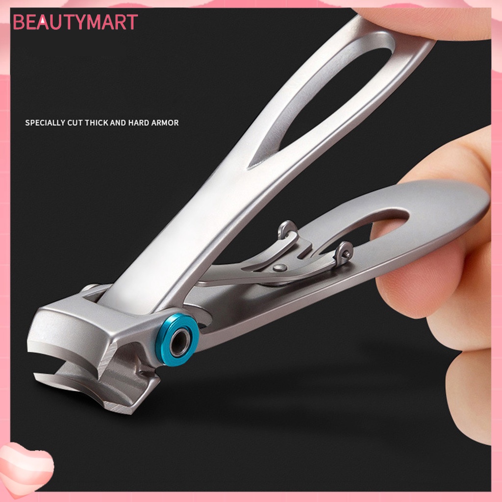 [beautymart] Dụng Cụ Cắt Móng Tay Màu Trơn Thiết Kế Đơn Giản Nặng Cho Người Lớn