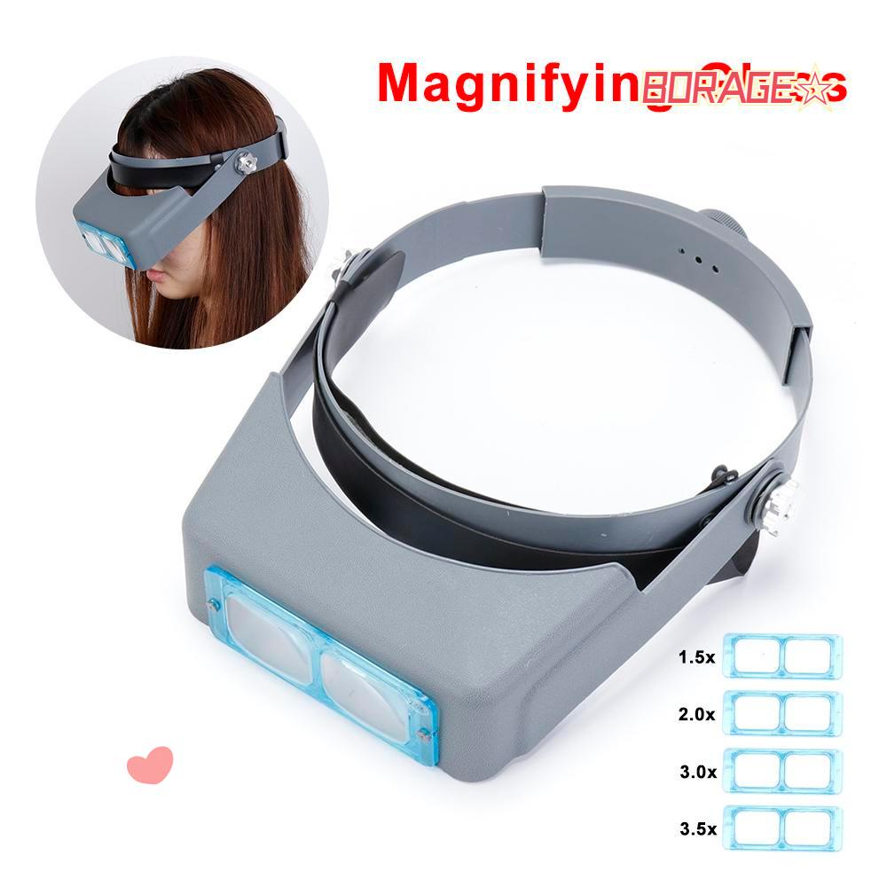 Kính Lúp Đeo Đầu Phóng Đại 1.5x / 2x / 2.5x / 3.5x Chuyên Dụng Sửa Chữa Trang Sức