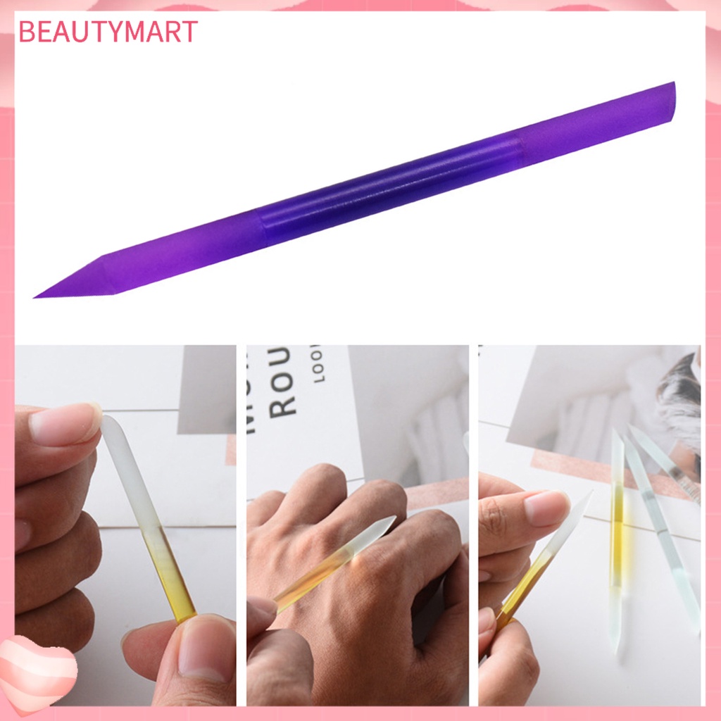 Dụng Cụ Dũa Móng Tay Bằng Acrylic Kính Hình Trụ Tiết Kiệm Sức Có Thể Tái Sử Dụng