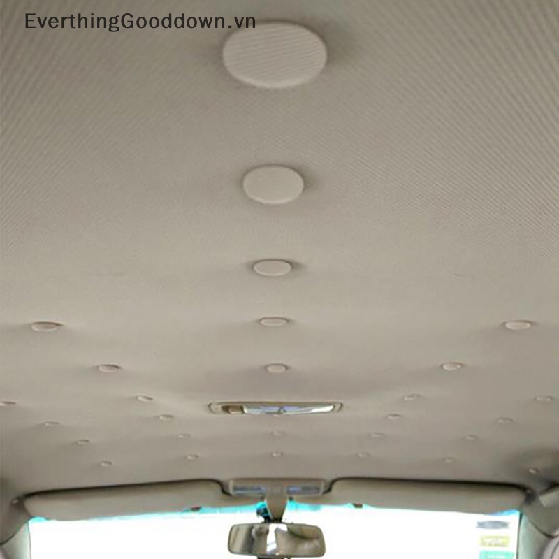 Everthinggooddown Set 10 Nút Vặn Bằng Vải Nylon Gắn Trần Xe Hơi