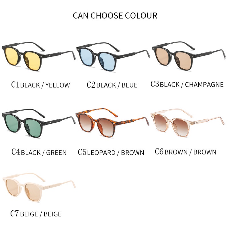 Kính Mát Hình Vuông Chống Tia UV400 Phong Cách Cổ Điển Thời Trang Mùa Hè Dành Cho Nữ