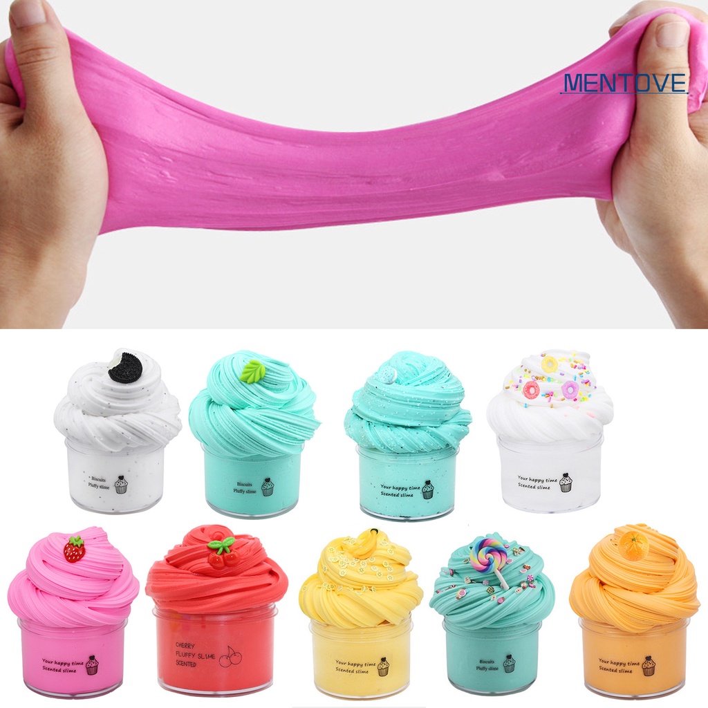 Bộ Đồ Chơi Chất Nhờn Ma Quái 70ml Không Dính Mềm Mại Nhiều Màu Sắc Có Mùi Thơm DIY