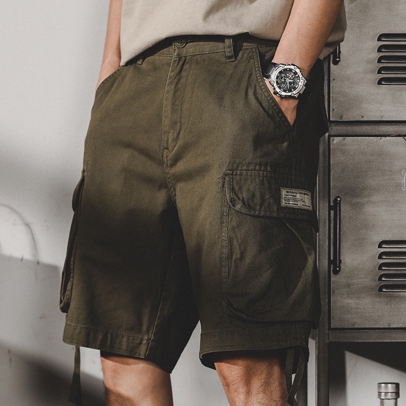 Quần Short Dáng Rộng Thời Trang Mùa Hè 2023 Phong Cách Mỹ Hàng Mới Dành Cho Nam