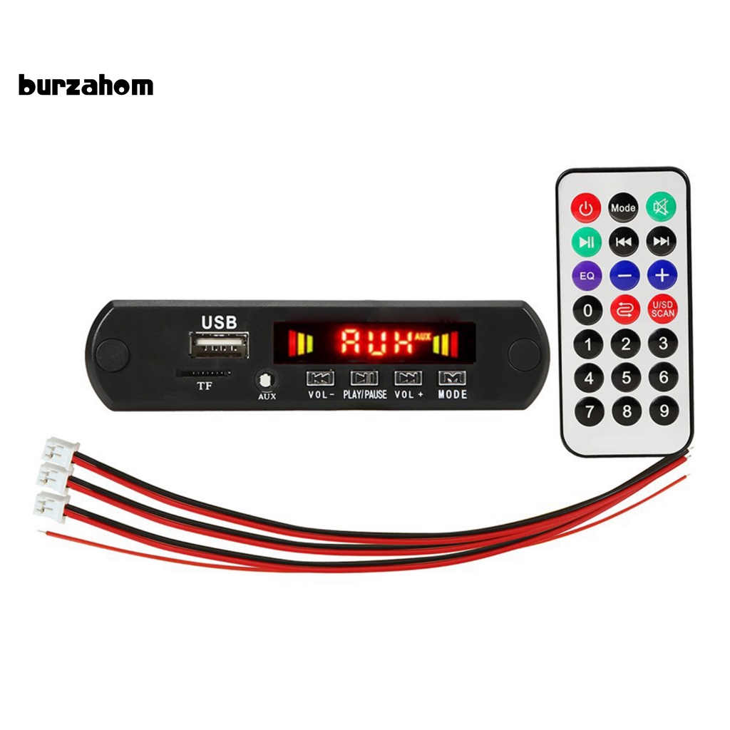 Bảng Mạch Giải Mã Bluetooth 5.0 12V 2x25W Cho Máy MP3 Xe Hơi