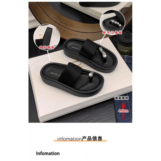 Tóc Thẳng Làm Từ Nhà Máy Duoya ~ [Hàng Có Sẵn] Trồng Cỏ!Chân Vịt Đính Đá Siêu Mỏng 3.5cm Quyến Rũ Dành Cho NữGiao Hàng Miễn Phí