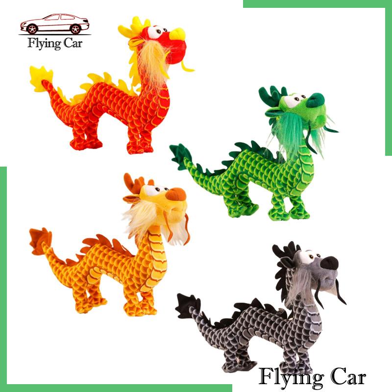 [Lzdjfmy2] Đồ Chơi Thú Nhồi Bông Hình Con Rồng Dễ Thương Phong Cách Trung Hoa Trang Trí Phòng Ngủ Năm Mới