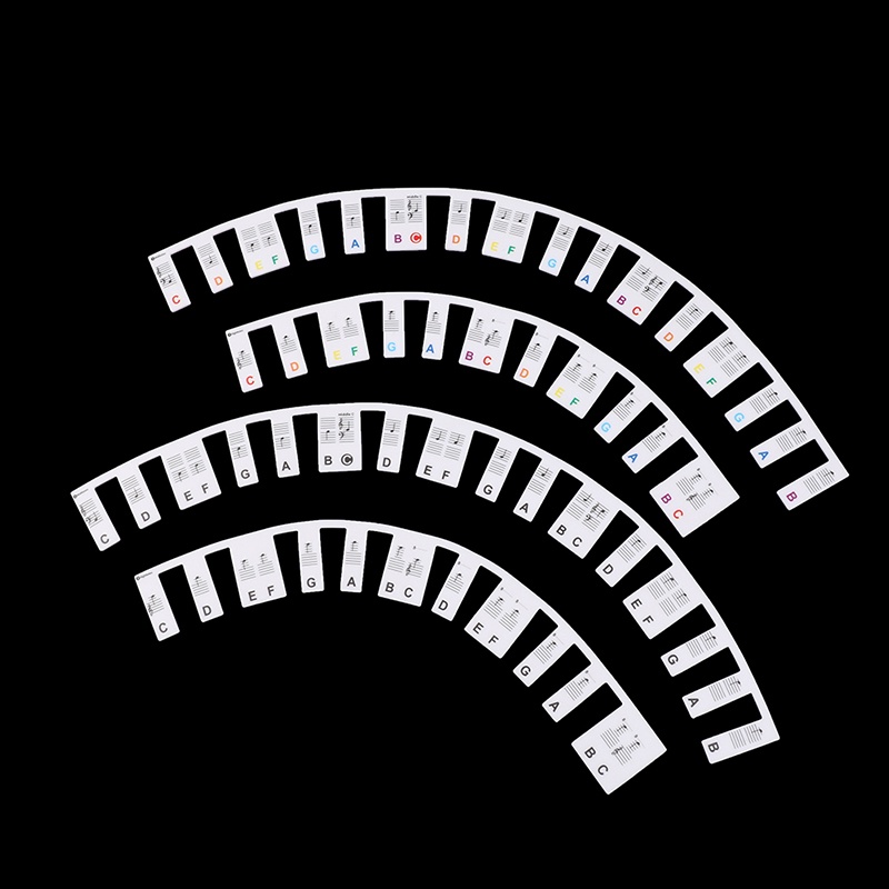 [prosperityus1] Miếng Dán Phím Đàn Piano Bằng Silicon Tháo Rời Được Dành Cho Bắt Đầu