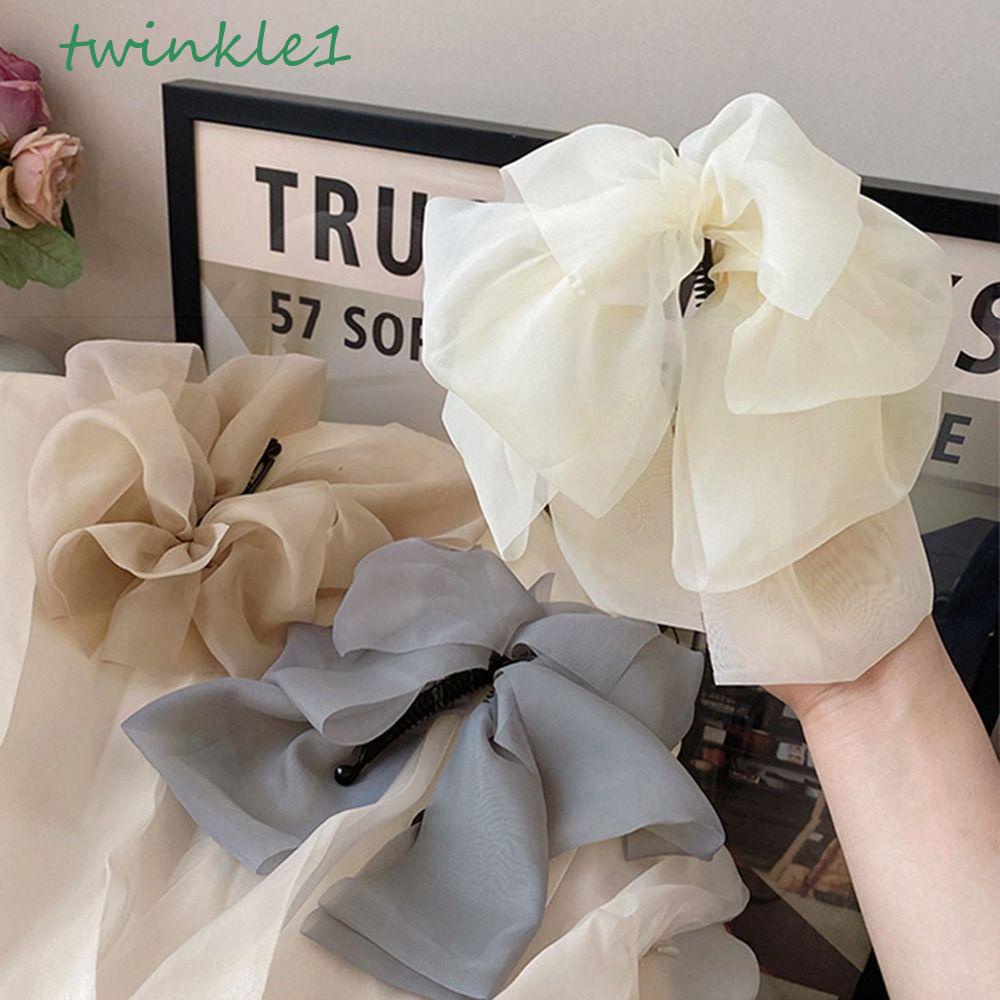 Kẹp Tóc Đính Nơ Phong Cách Hàn Quốc Ngọt Ngào Thời Trang Cho Nữ