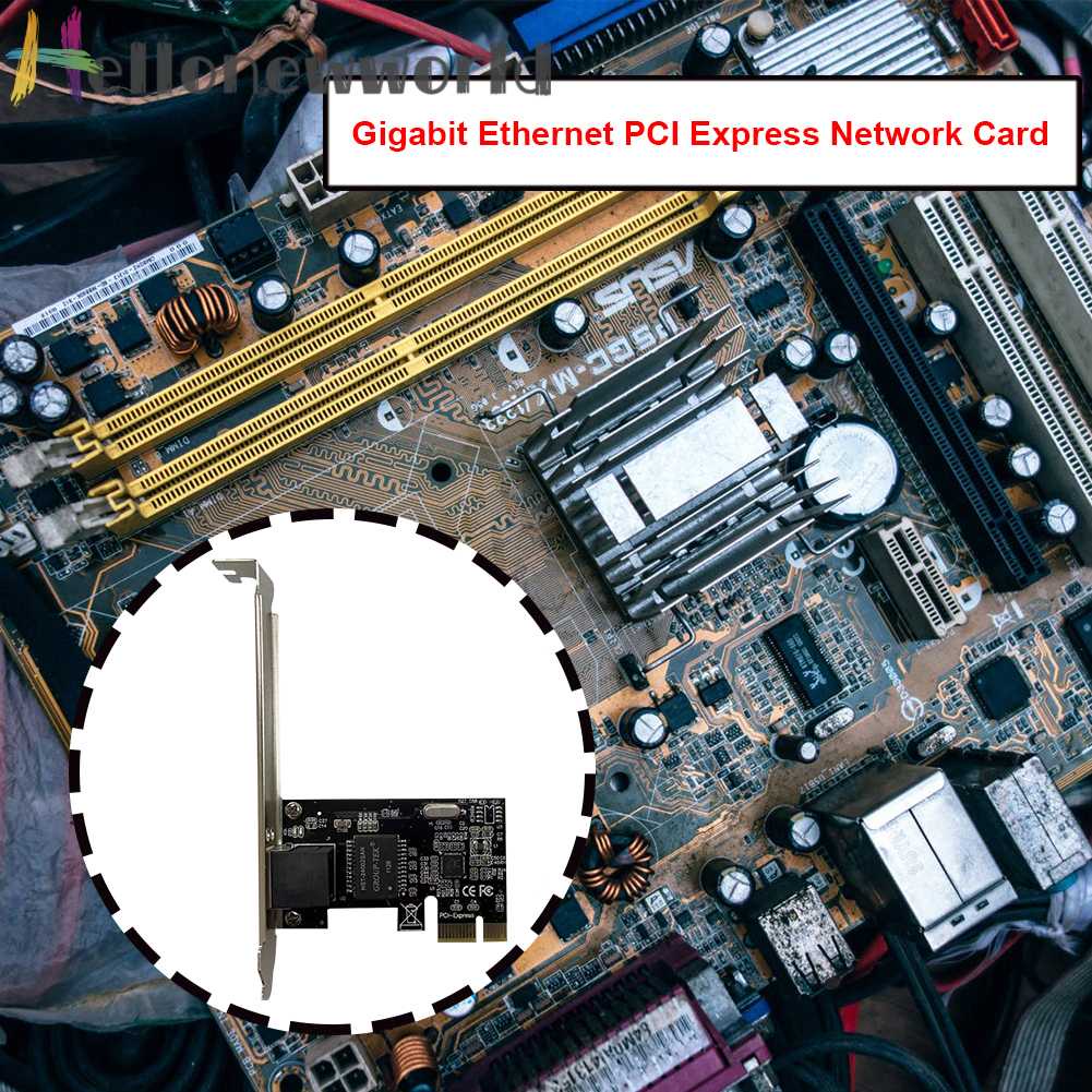 Thẻ Mạng Gigabit Ethernet PCI Express RJ45 LAN Adapter Cho Máy Tính Để Bàn