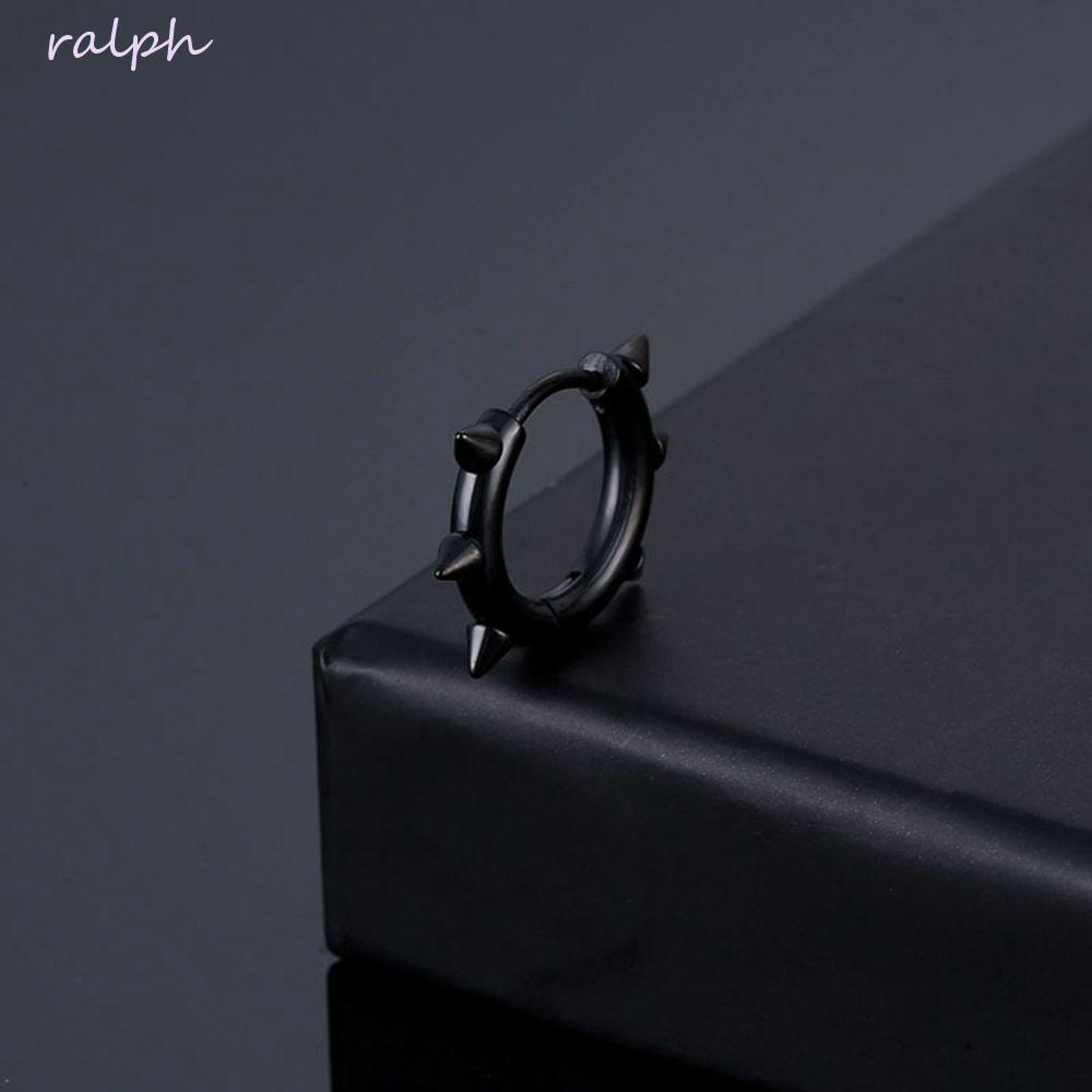 Bông Tai Dạng Vòng Bằng Thép Không Gỉ Phong Cách Punk Thời Trang Cho Nam Và Nữ