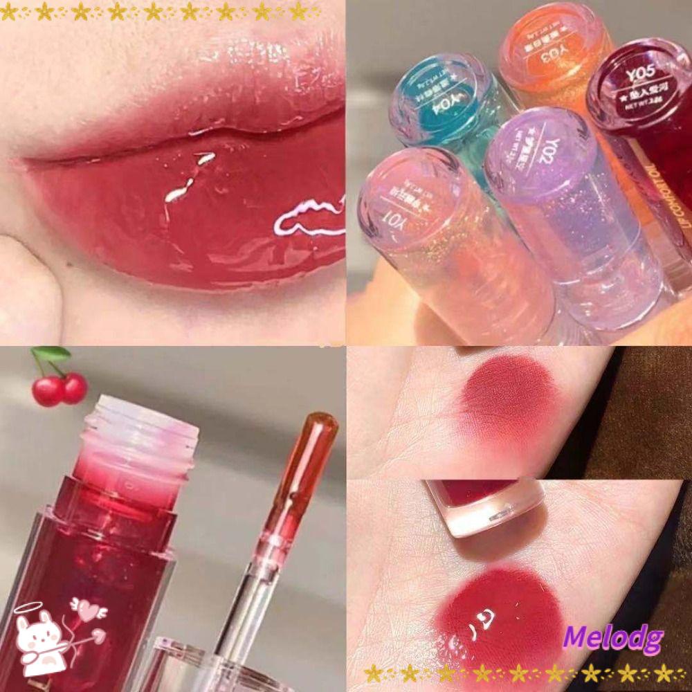 Dầu Dưỡng Môi Trang Điểm Có Gương Tiện Dụng|Son Bóng Dạng Lỏng Lấp Lánh Chống Thấm Nước